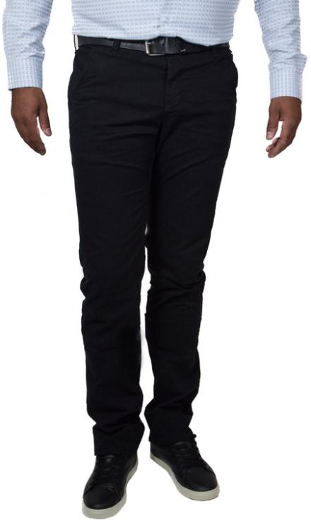 Chino noir modèle Luca entrejambes 105 cm