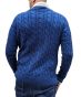 Navy sweater shawl collar great length