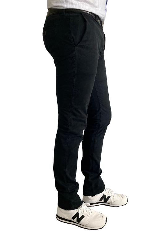 Chino noir modèle Kévin entrejambes 105 cm